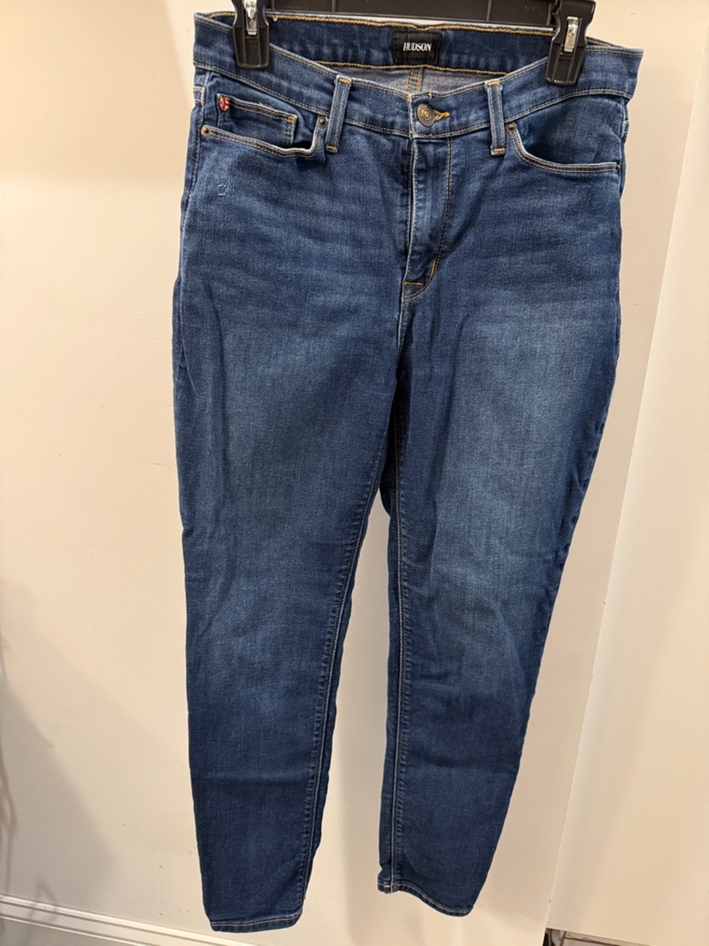Hudson Jeans Dark Blue Skinny Mid-Rise Women's Jeans